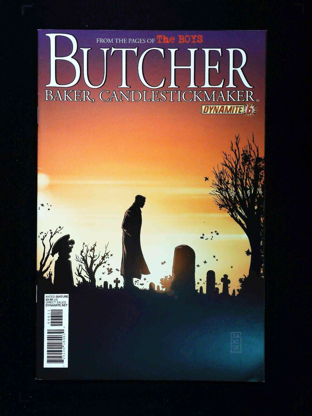 Butcher Baker Cadlestickmaker #6 Dynamite Comics 2011 Vf+