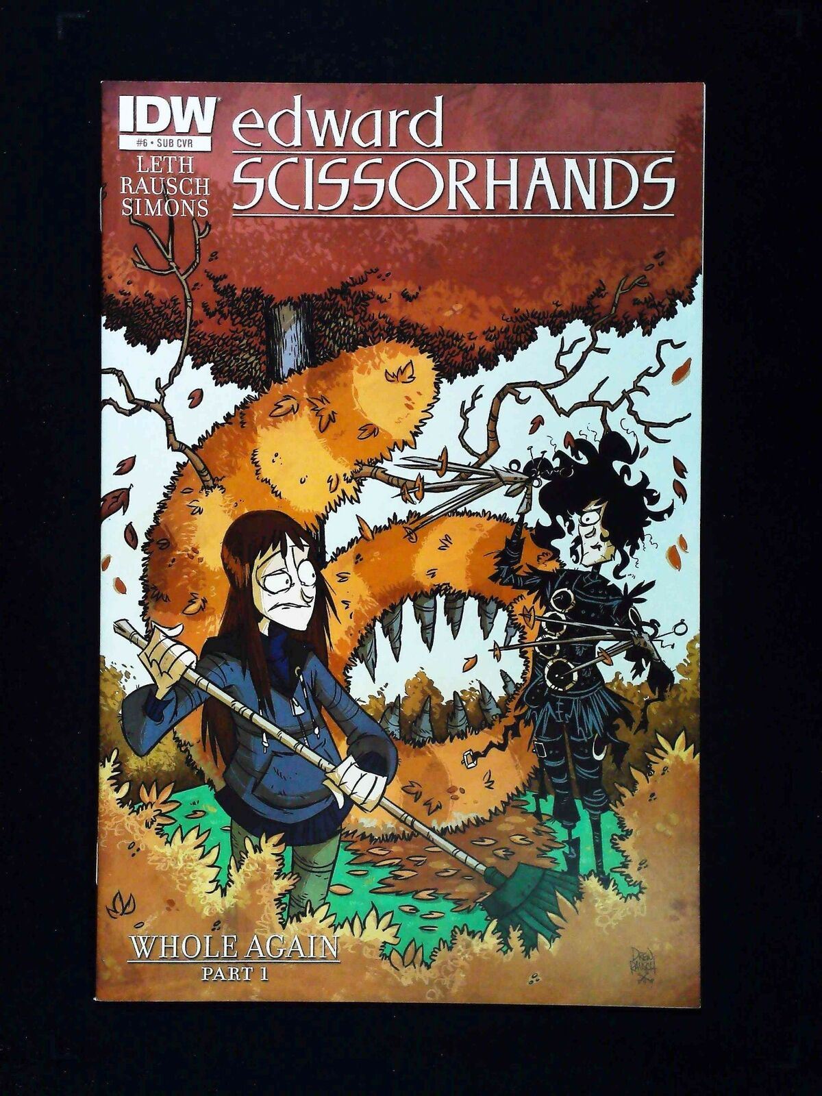 Edward Scissorhands #6Sub Idw Comics 2015 Nm Rausch Variant