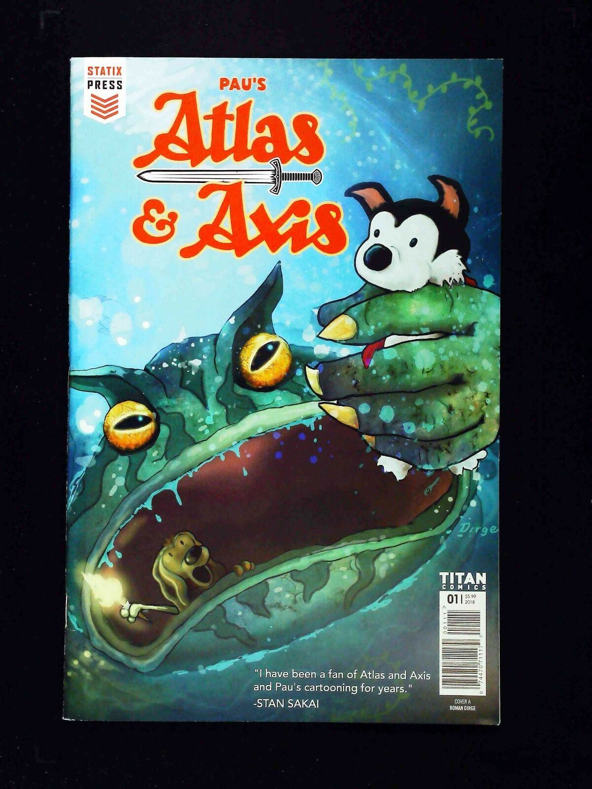 Atlas And Axis #1 Titan Comics 2018 Vf/Nm