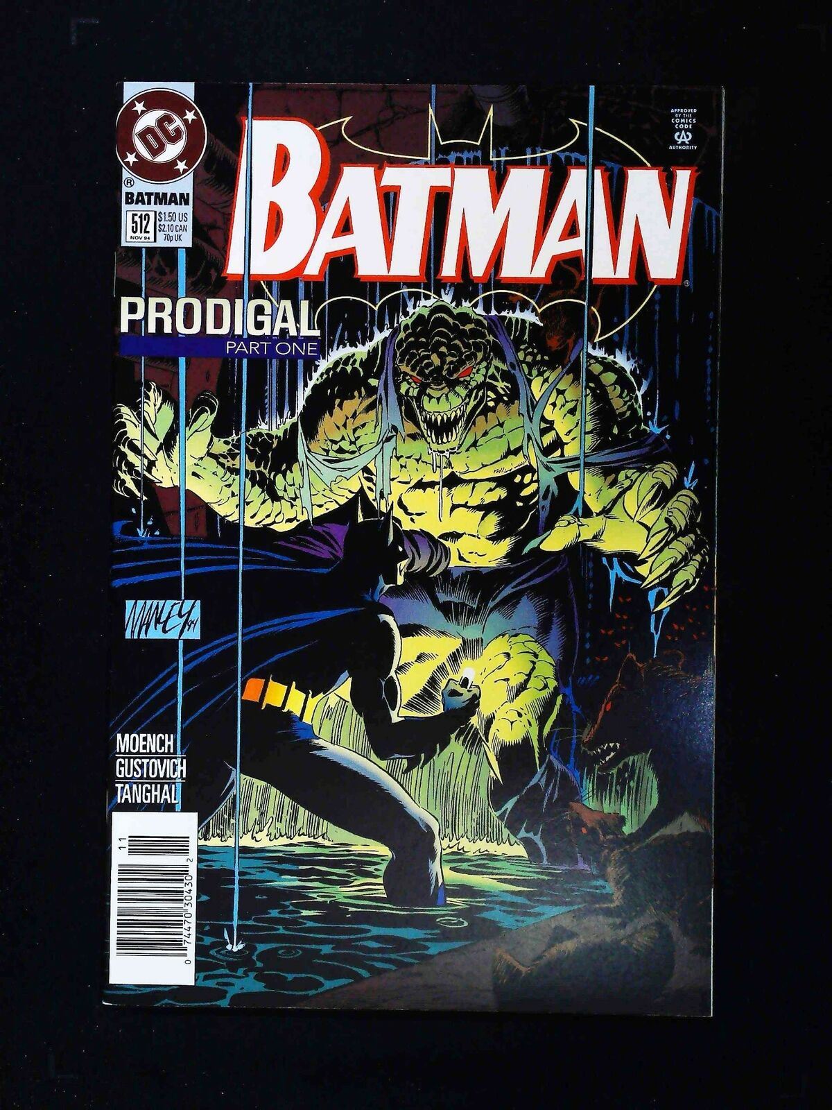 Batman #512 Dc Comics 1994 Vf/Nm Newsstand