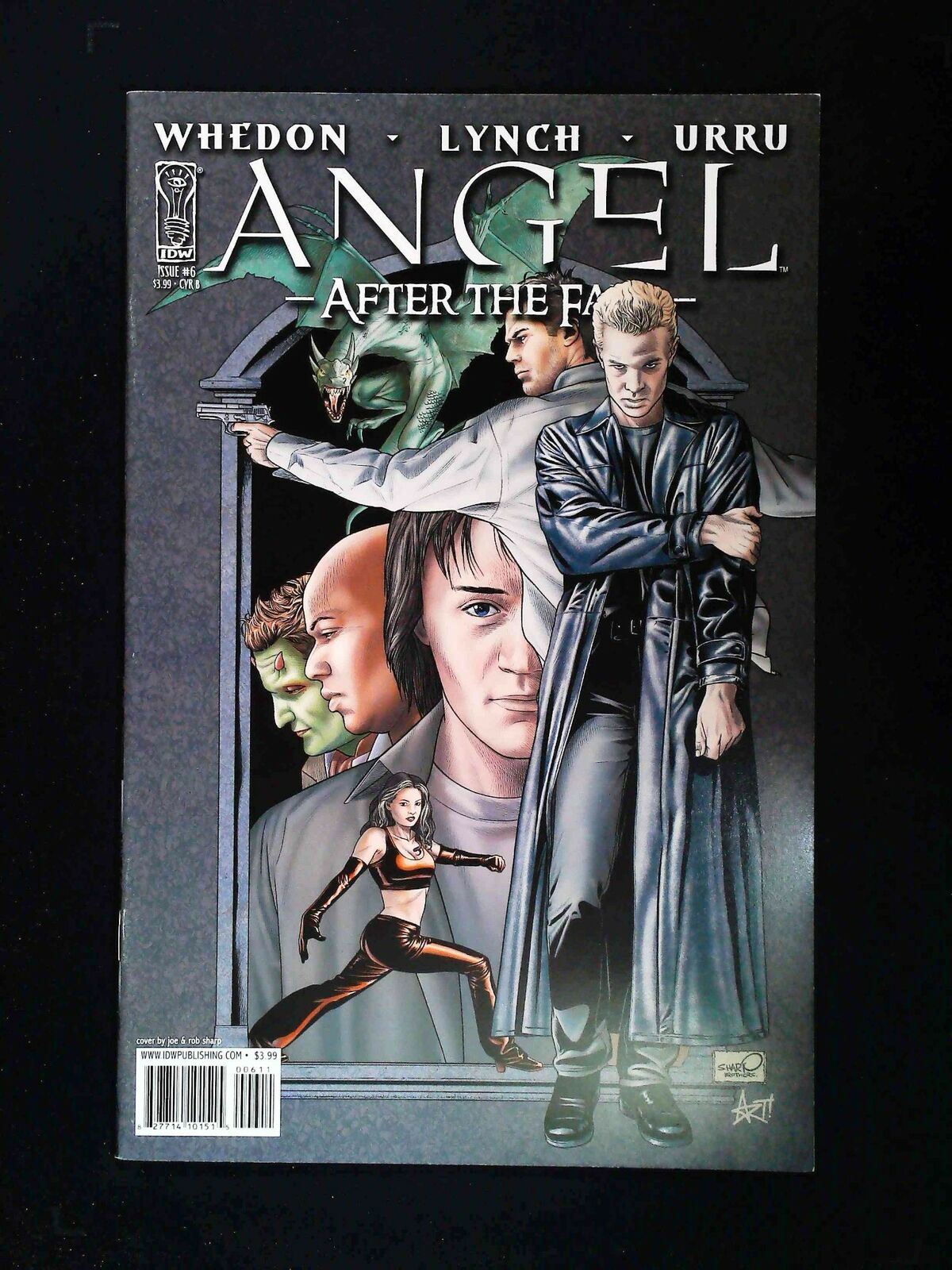 Angel After The Fall #6B Idw Comics 2008 Nm Joe & Rob Sharp Variant
