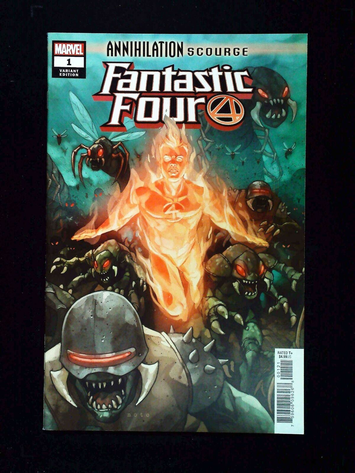 Annihilation Scourge Fantastic Four #1B Marvel 2008 Nm- Cover By Phil Noto