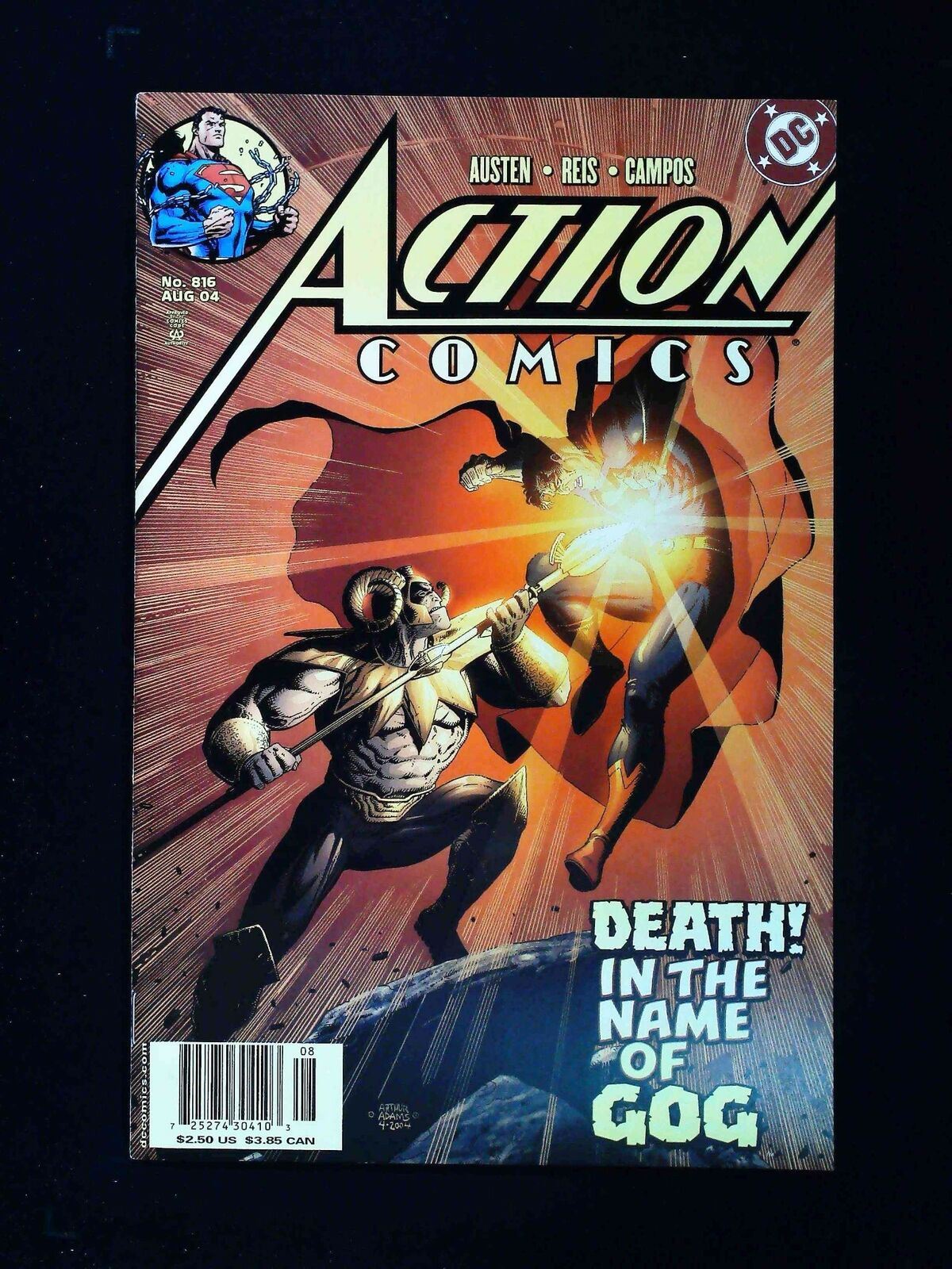 Action Comics #816 Dc Comics 2004 Vf/Nm Newsstand