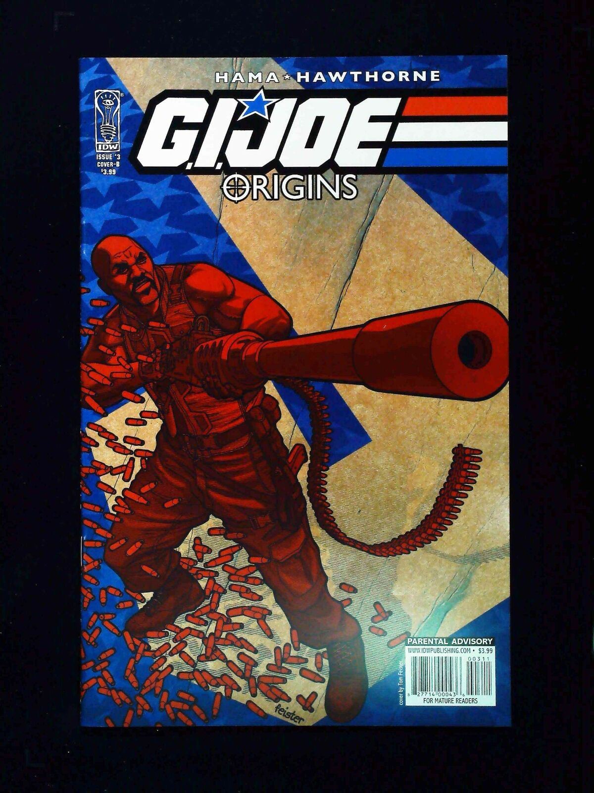 Gi Joe Origins #3B Idw Comics 2009 Nm- Feister Variant
