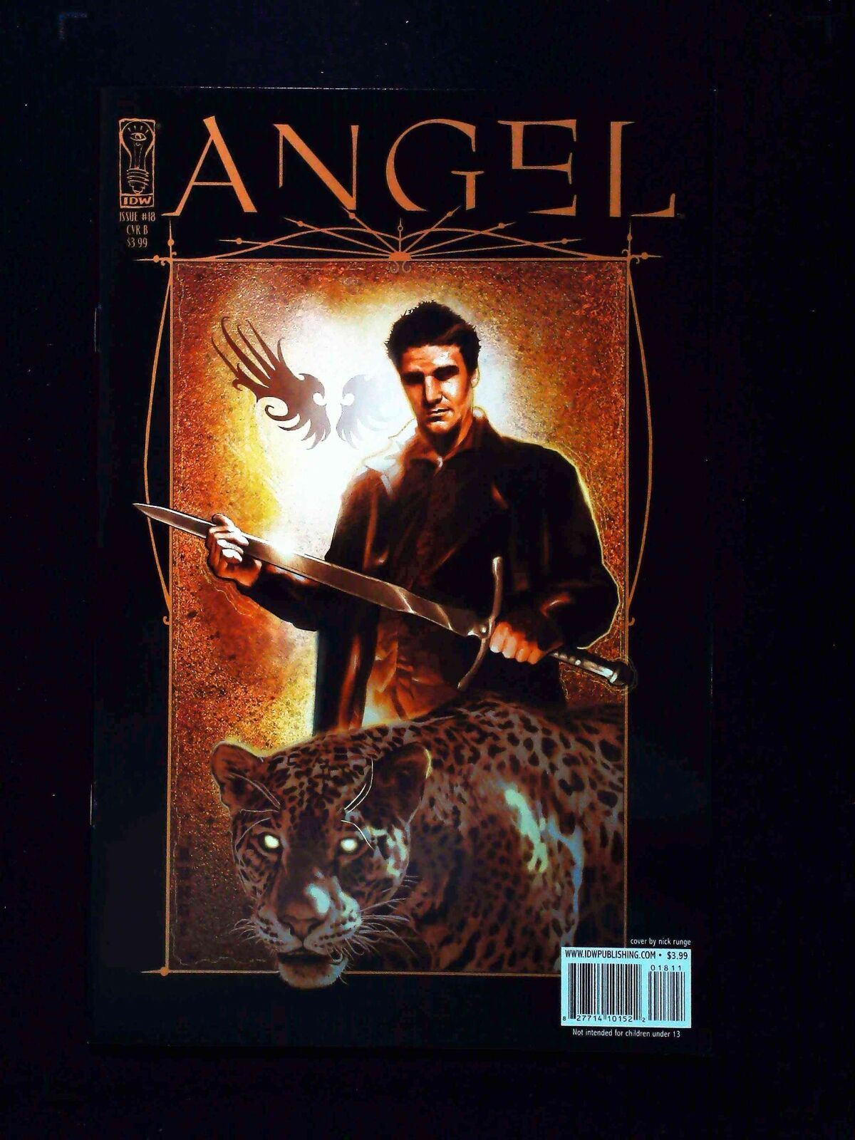 Angel #18B (3Rd Series) Idw Comics 2009 Nm- Runge Variant