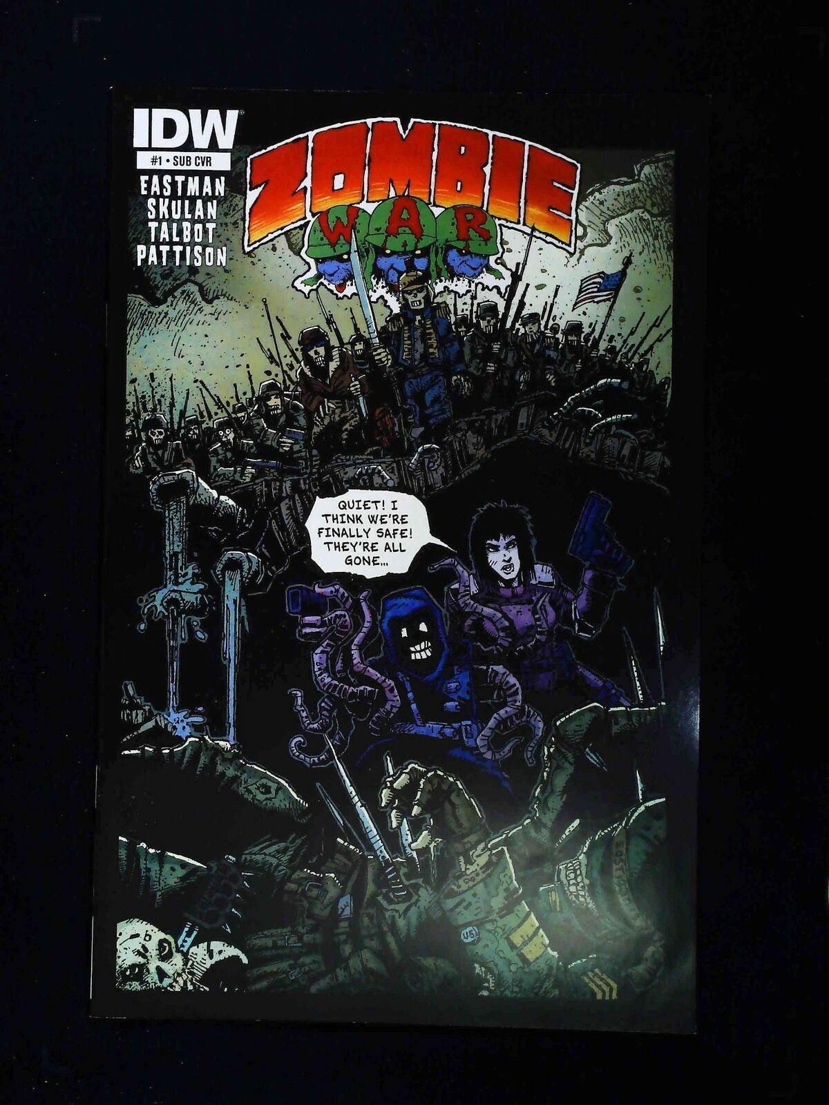 Zombie War #1Sub Idw Comics 2013 Nm- Eastman Variant