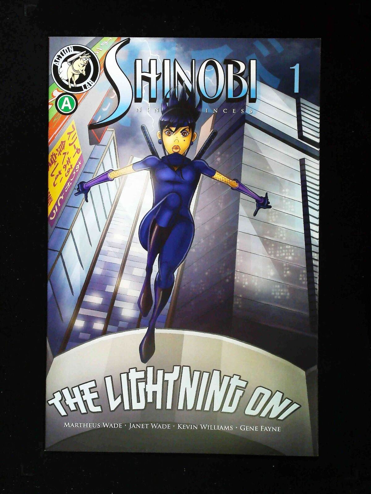 Shinobi Ninja Princess Lighting Oni #1 Action Lab Comics 2017 Nm