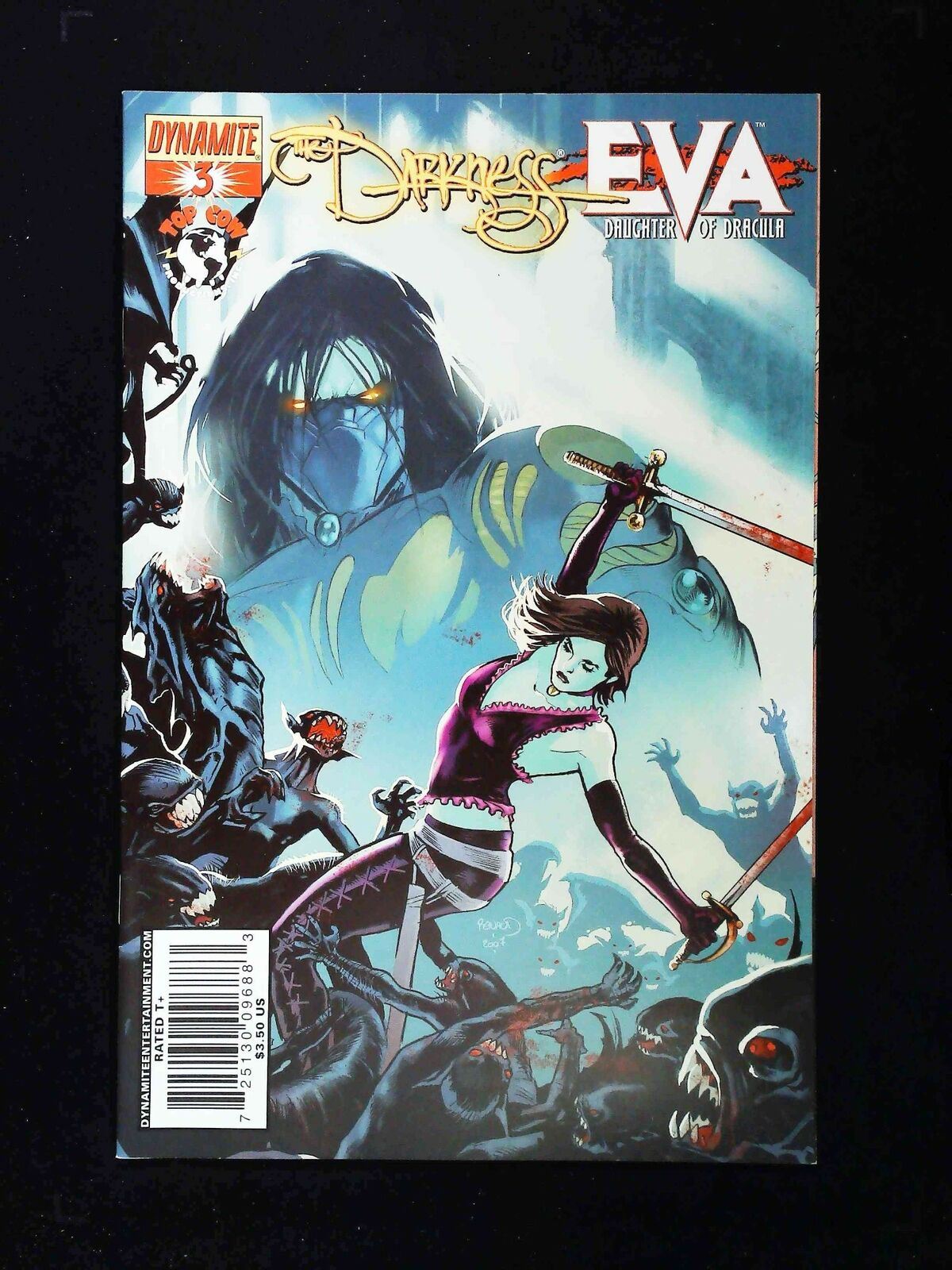 Darkness Eva #3 Dynamite Comics 2008 Nm-