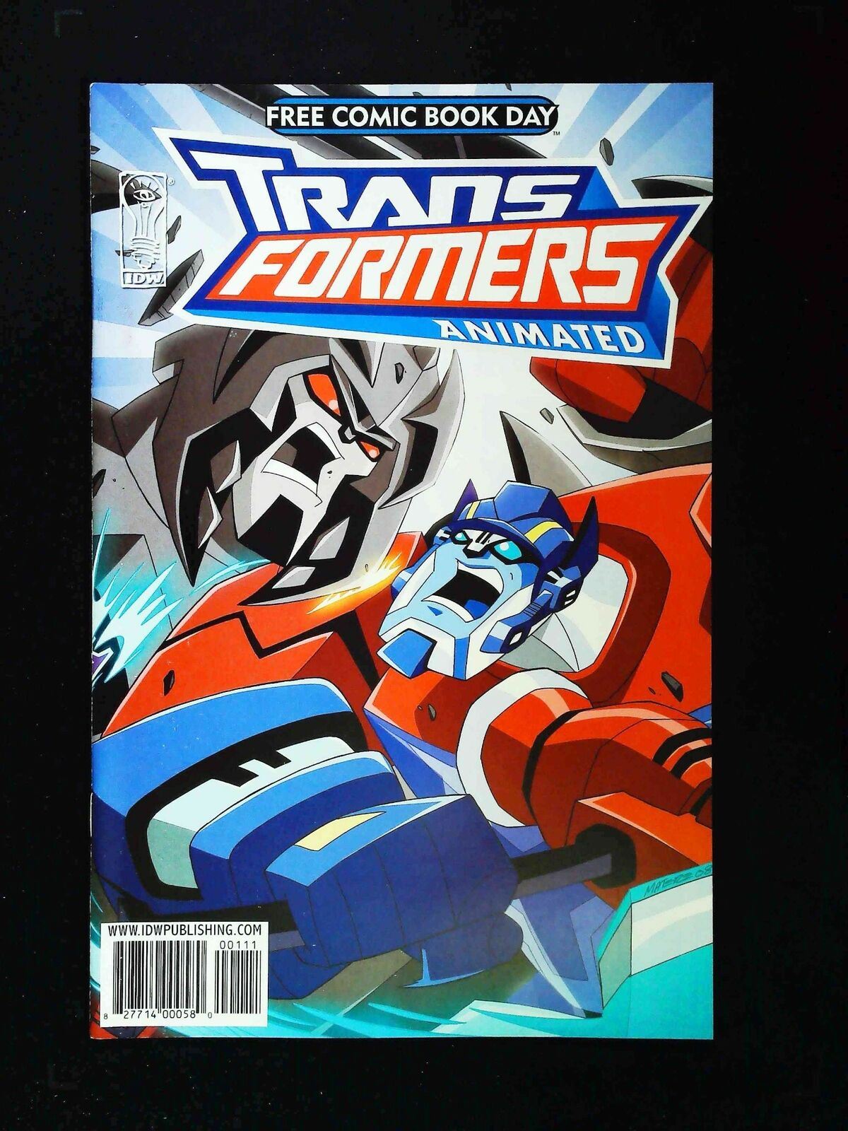 Transformers Animated Gi Joe #2009 Idw Comics 2009 Nm- Fcbd