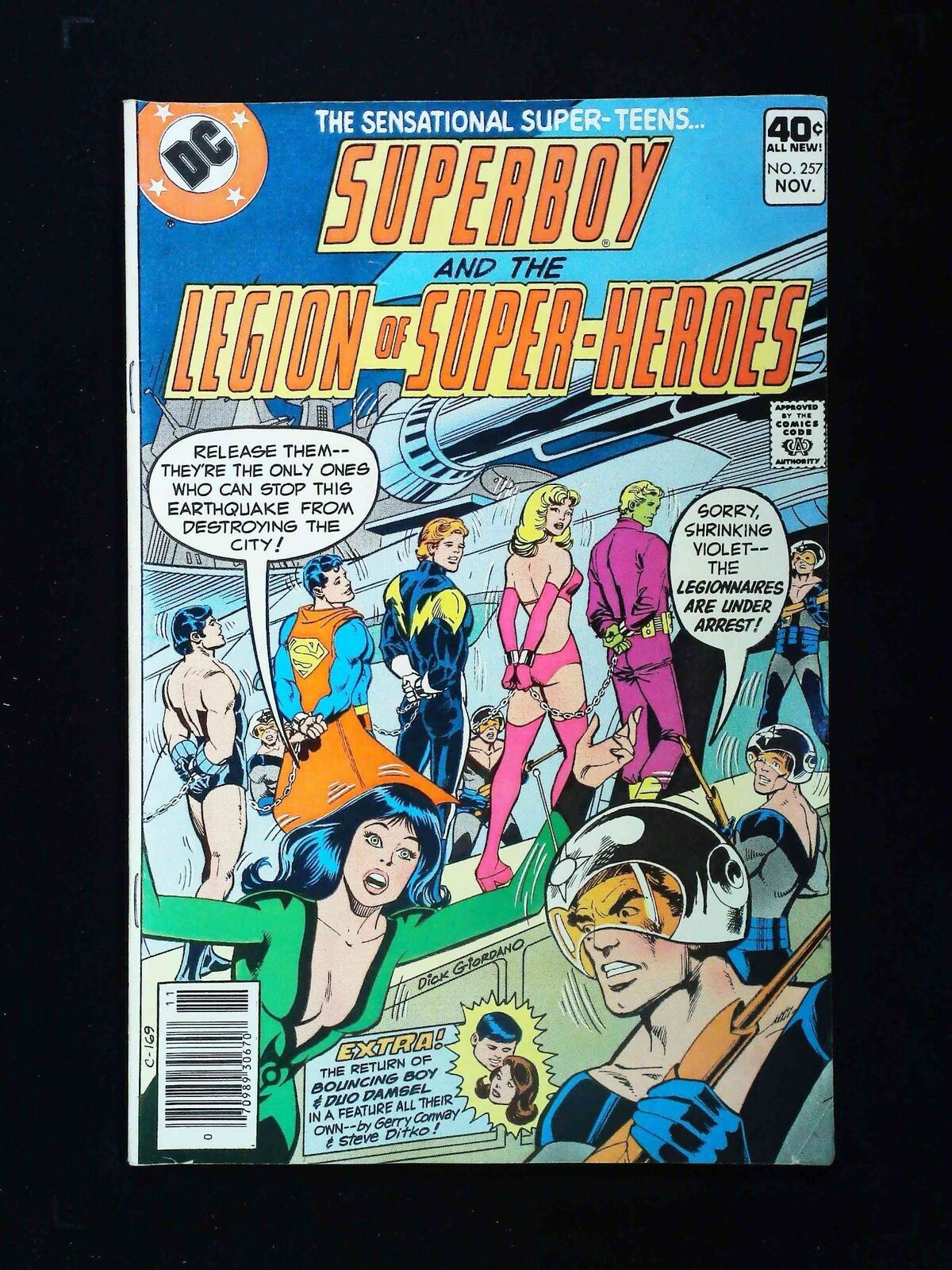 Superboy #257 Dc Comics 1979 Vf Newsstand