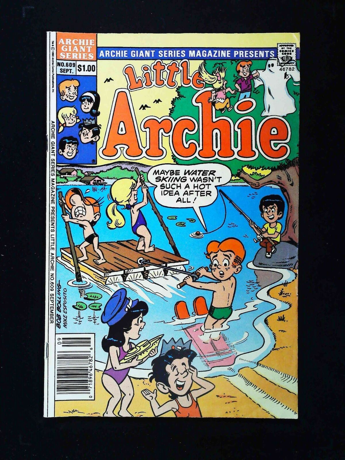 Archie Giant Series #609 Archie Comics 1990 Vf+ Newsstand