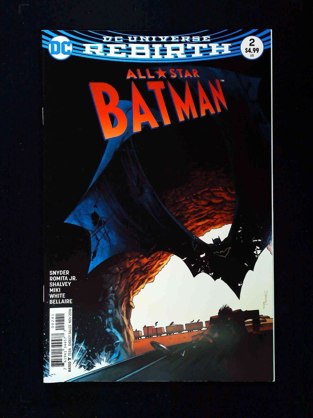 All Star Batman #2D Dc Comics 2016 Nm Shalvey Variant