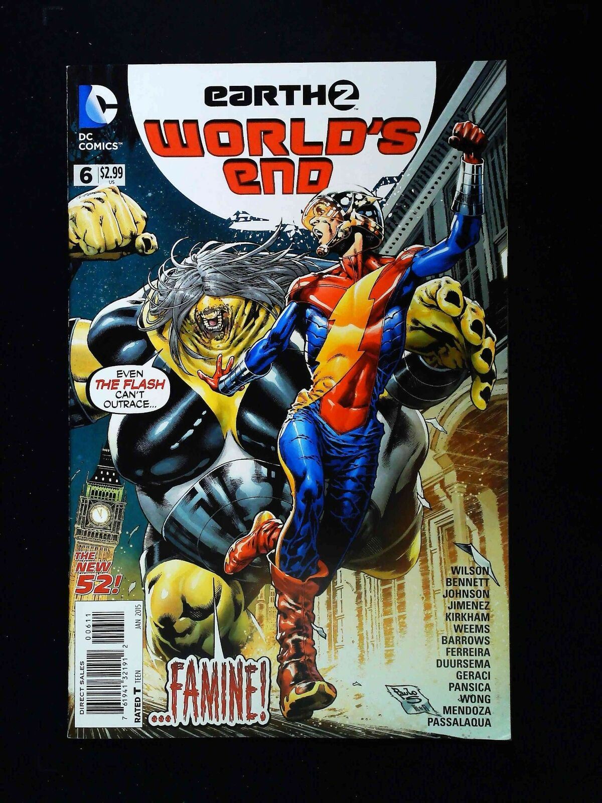 Earth 2 World'S End #6 Dc Comics 2015 Vf/Nm
