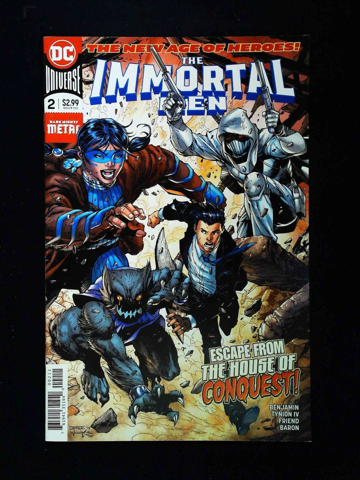 Immortal Men #2 Dc Comics 2018 Vf+