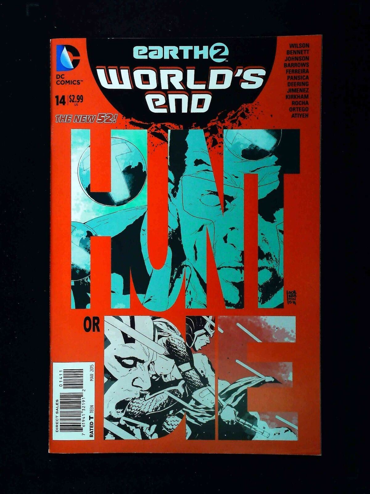 Earth 2 World'S End #14 Dc Comics 2015 Nm-