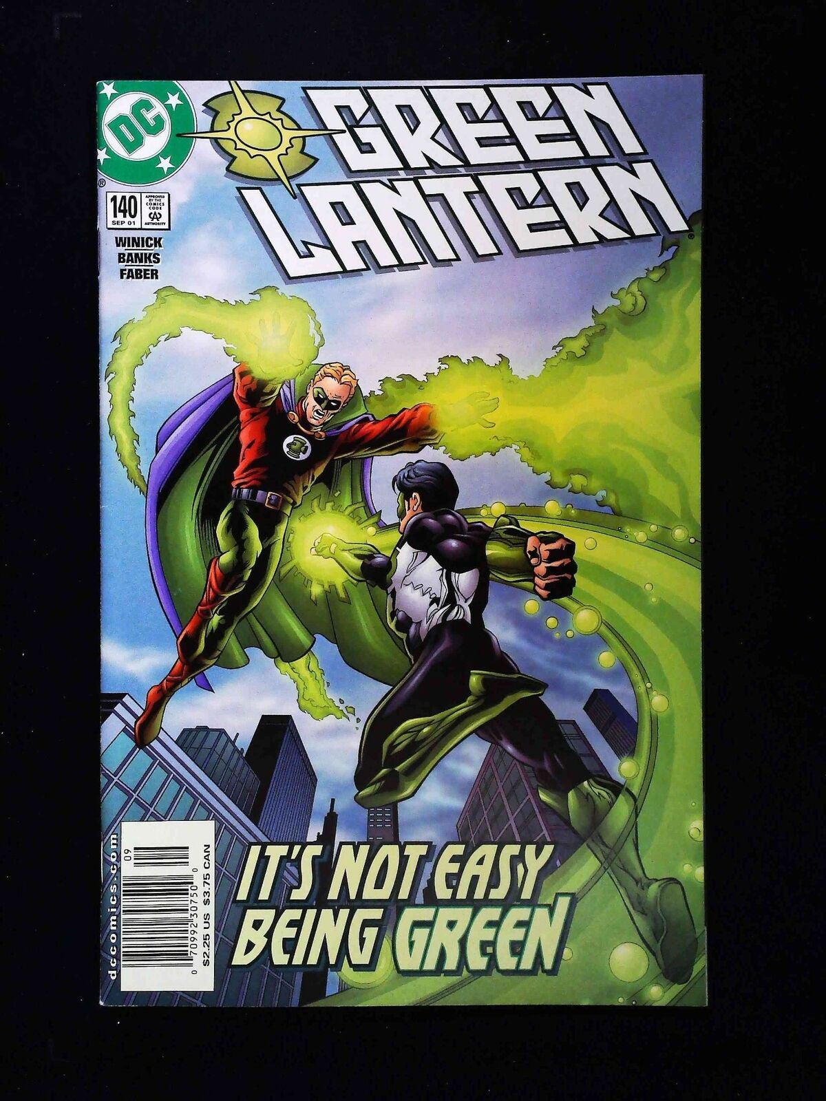 Green Lantern #140 Dc Comics 2001 Vf+ Newsstand