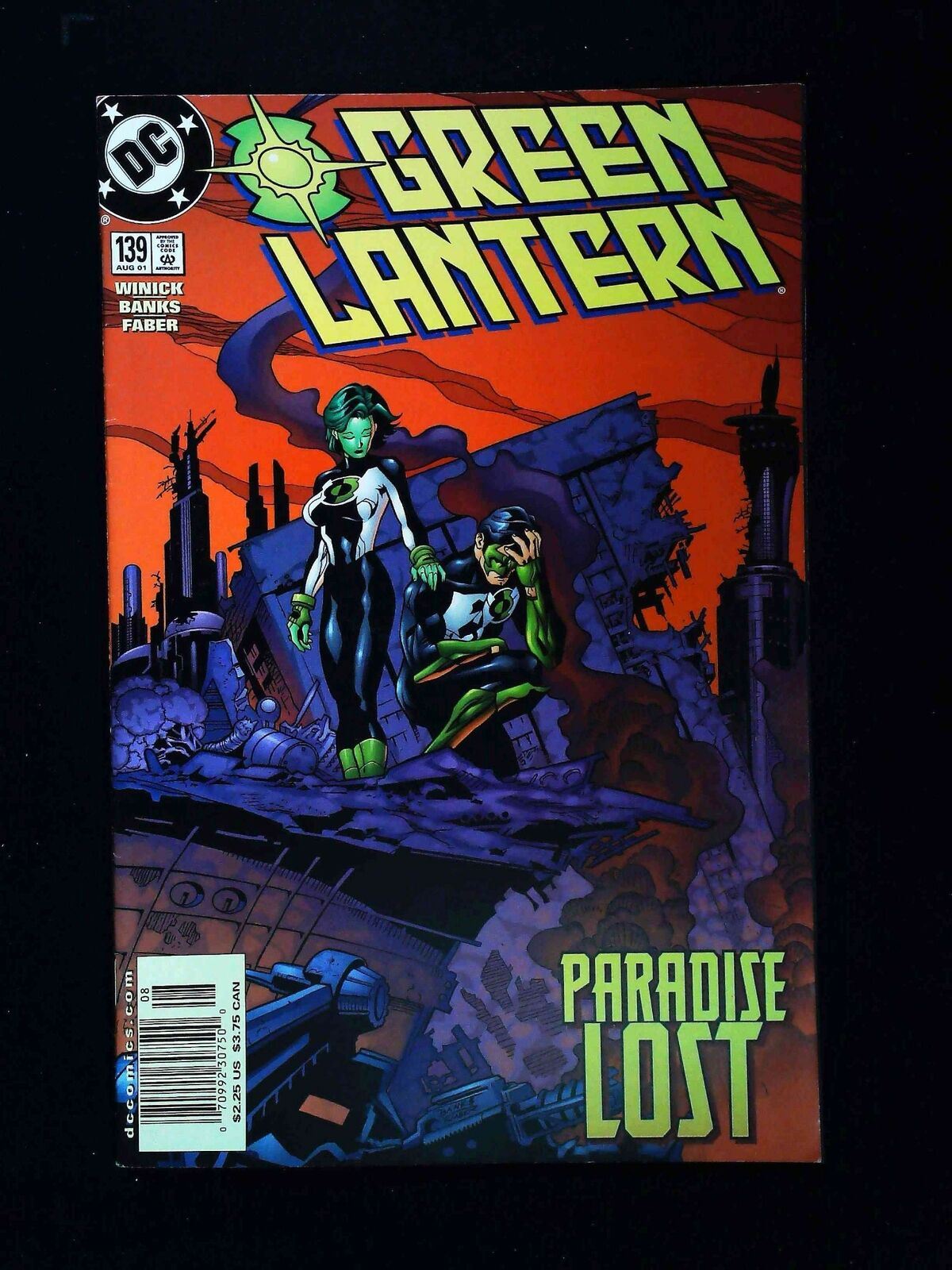 Green Lantern #139 Dc Comics 2001 Vf+ Newsstand