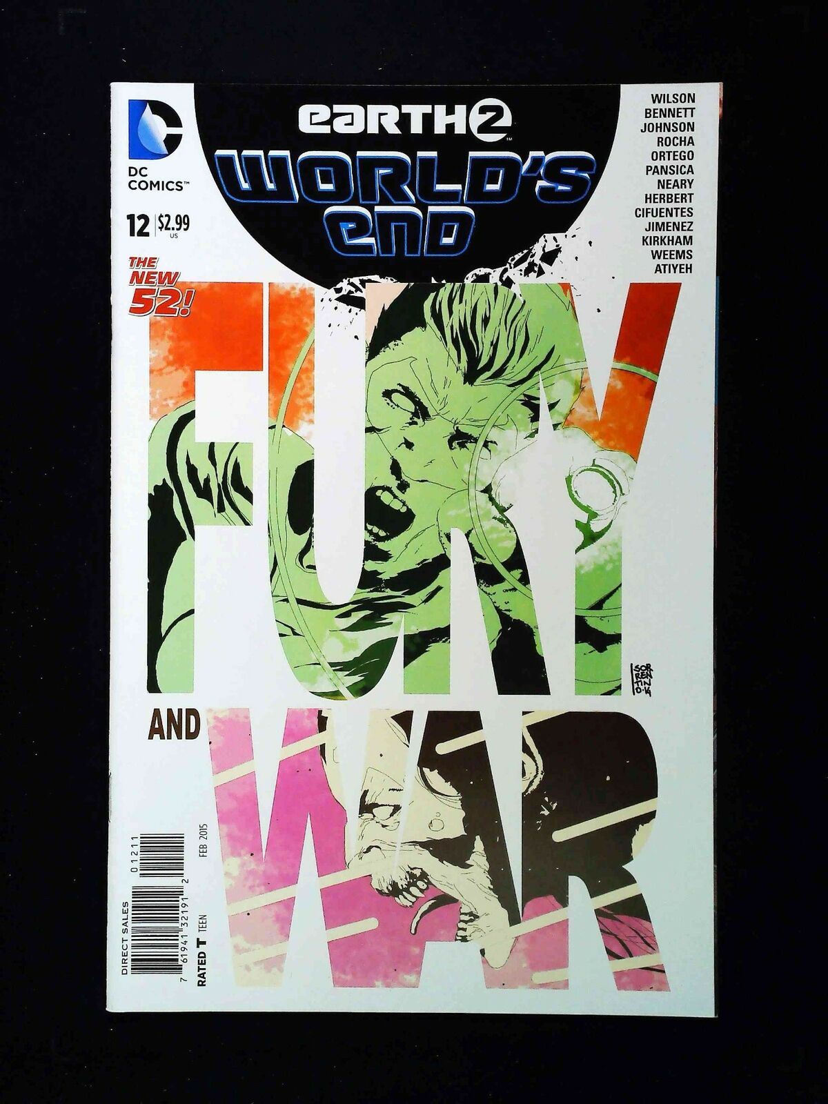 Earth 2 World'S End #12 Dc Comics 2015 Vf/Nm