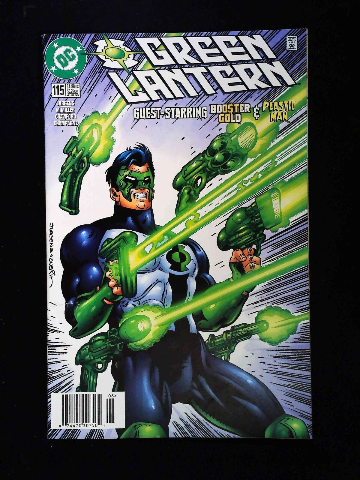 Green Lantern #115 Dc Comics 1999 Fn- Newsstand