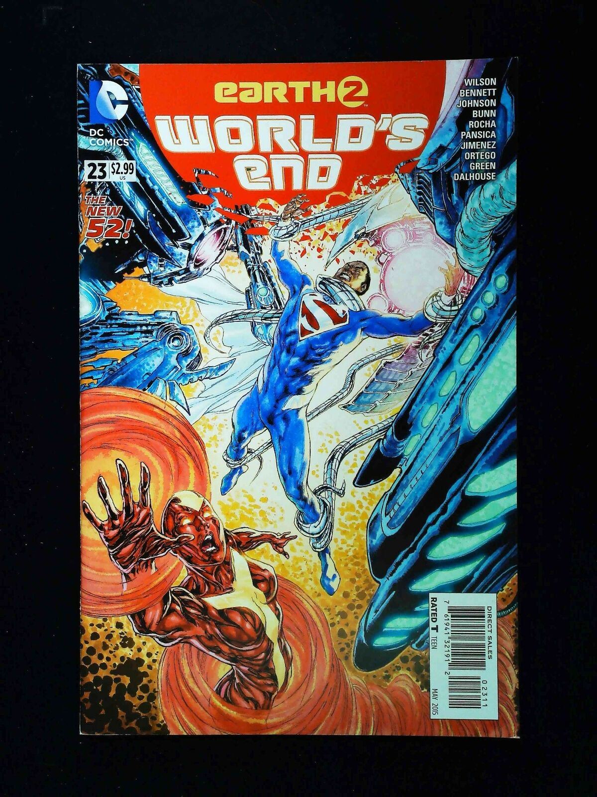 Earth 2 World'S End #23 Dc Comics 2015 Vf/Nm