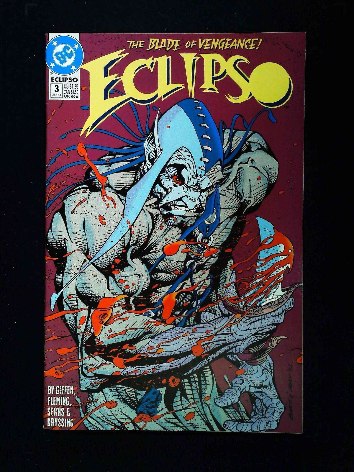 Eclipso #3 Dc Comics 1993 Vf+