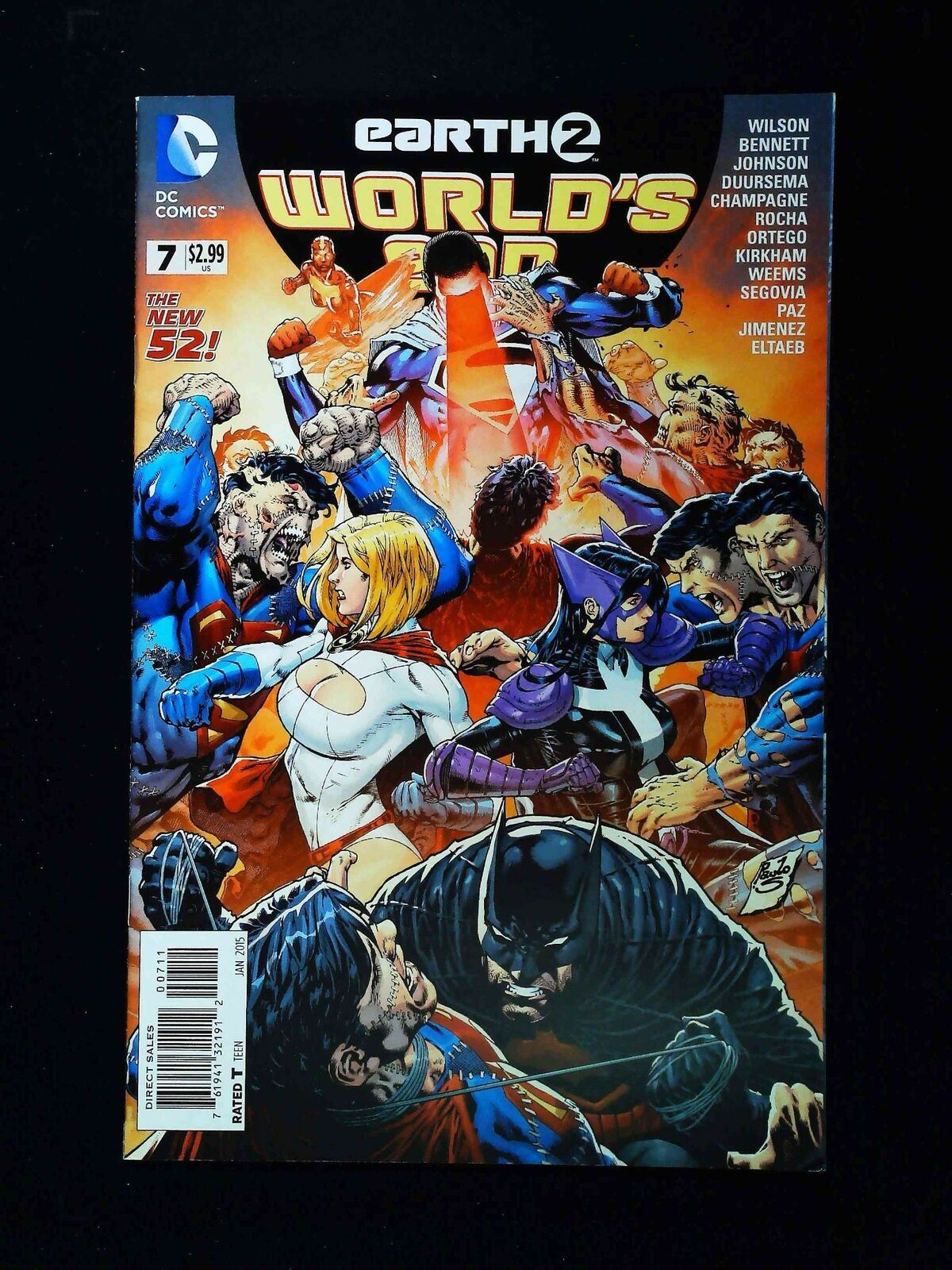 Earth 2 World'S End #7 Dc Comics 2015 Nm-