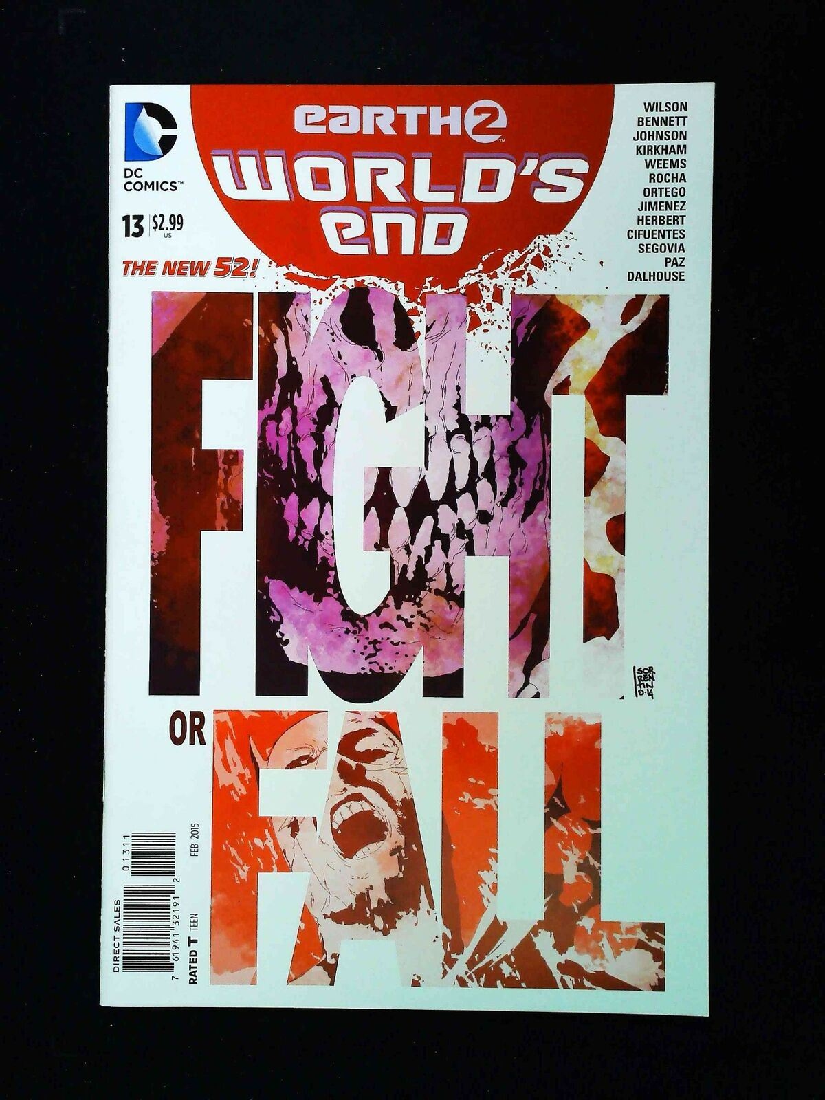 Earth 2 World'S End #13 Dc Comics 2015 Vf/Nm