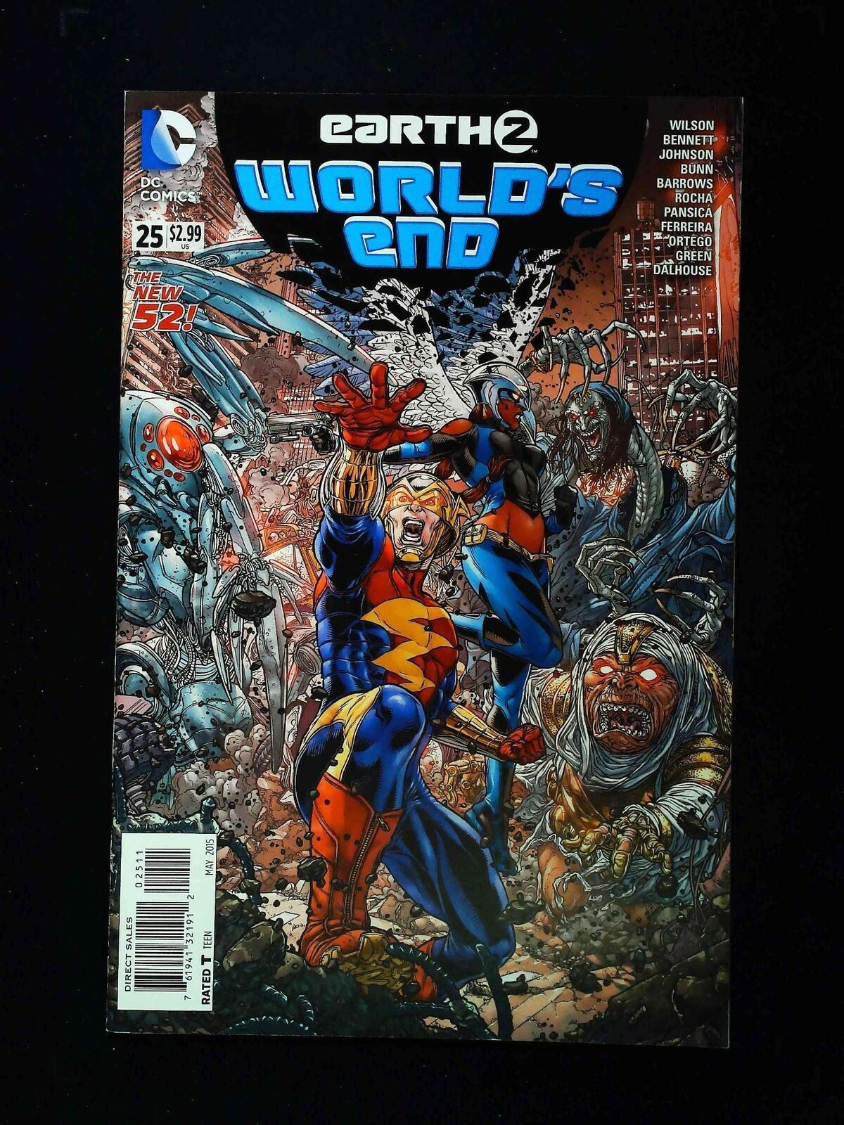 Earth 2 World'S End #25 Dc Comics 2015 Vf/Nm