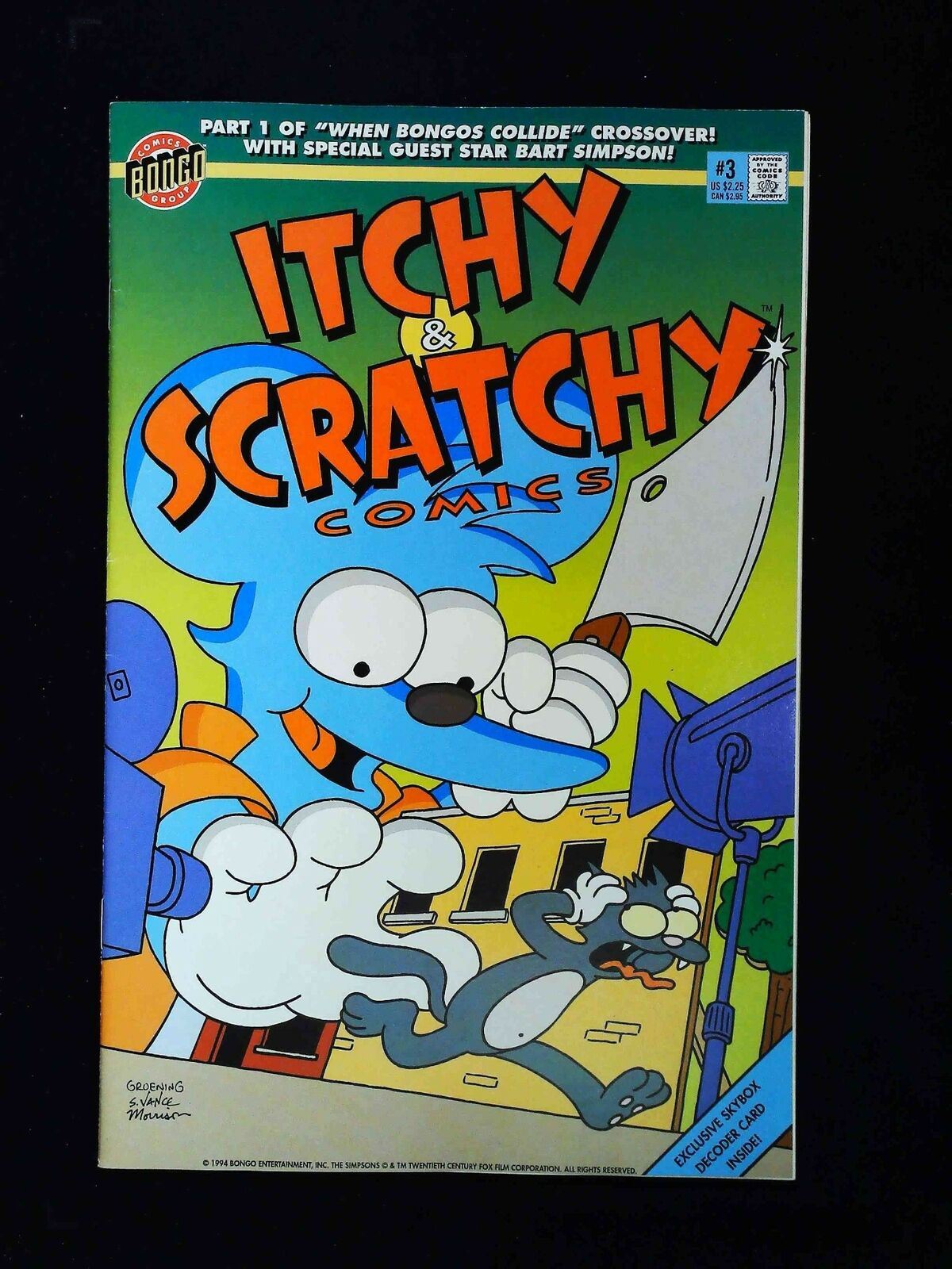Itchy Scratchy Comics #3 Bongo Comics 1994 Vf+