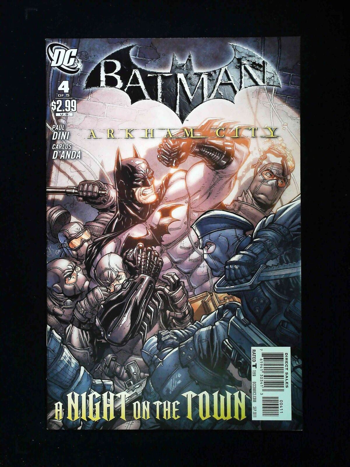 Batman Arkham City #4 Dc Comics 2011 Vf+