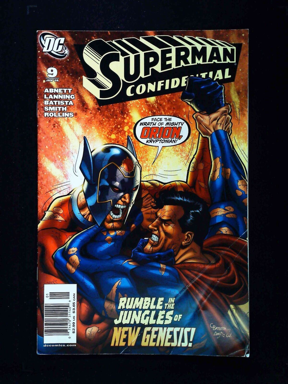 Superman Confidential #9 Dc Comics 2008 Vf+ Newsstand