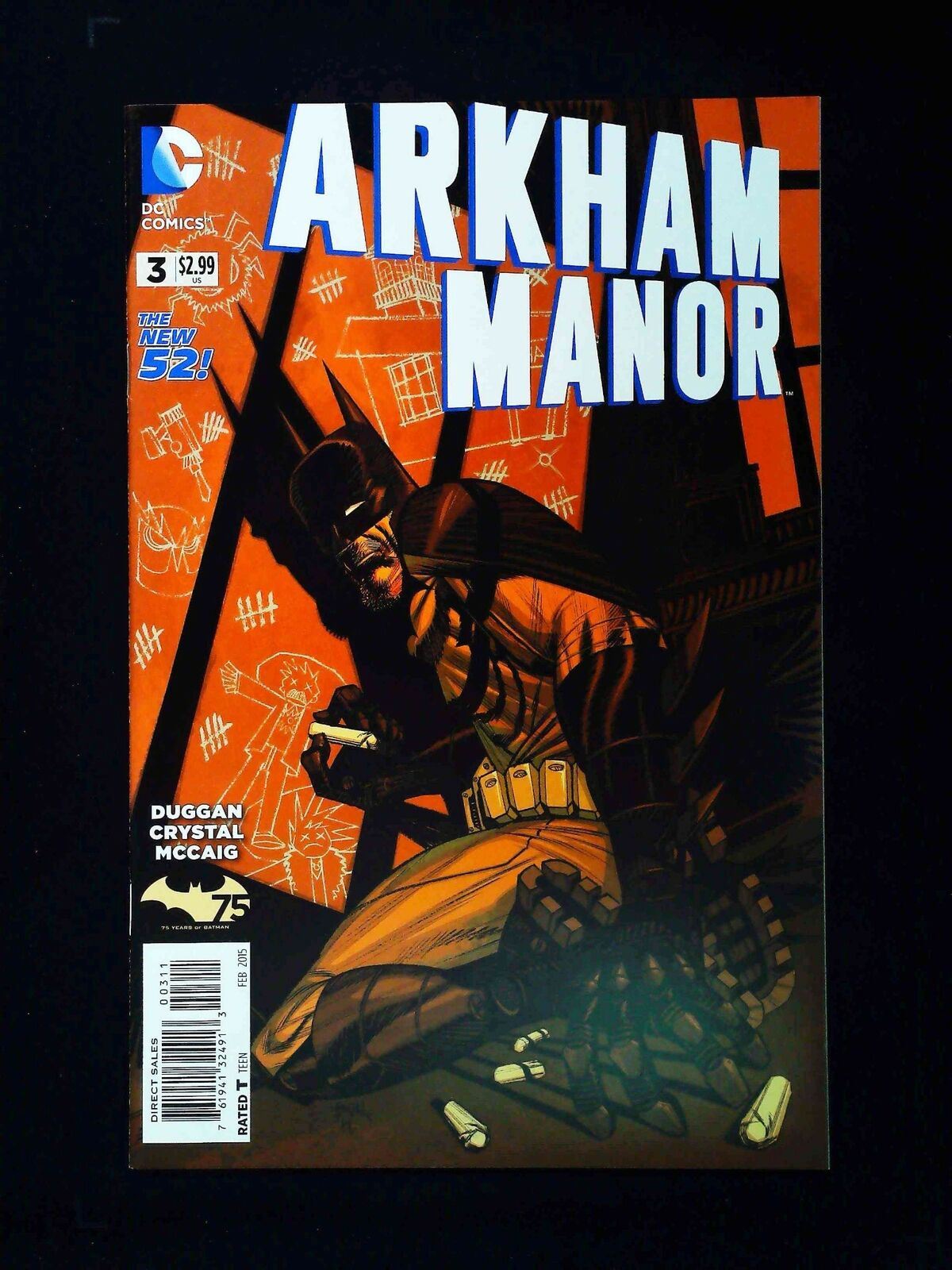 Arkham Manor #3 Dc Comics 2015 Nm-