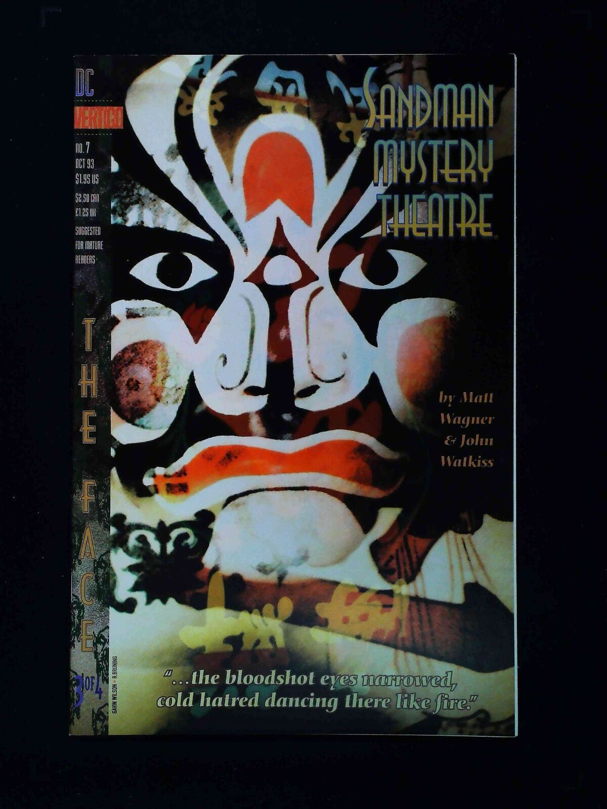 Sandman Mystery Theatre #7 Dc/Vertigo Comics 1993 Vf/Nm