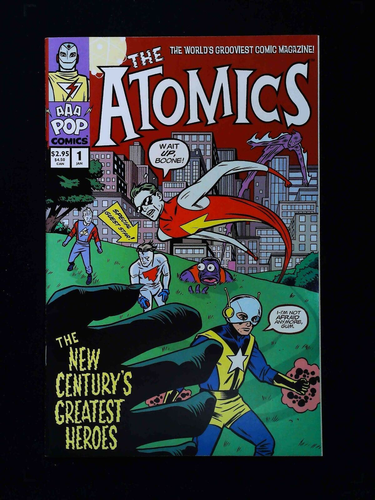 Atomics #1 Aaa Pop Comics 2000 Vf+