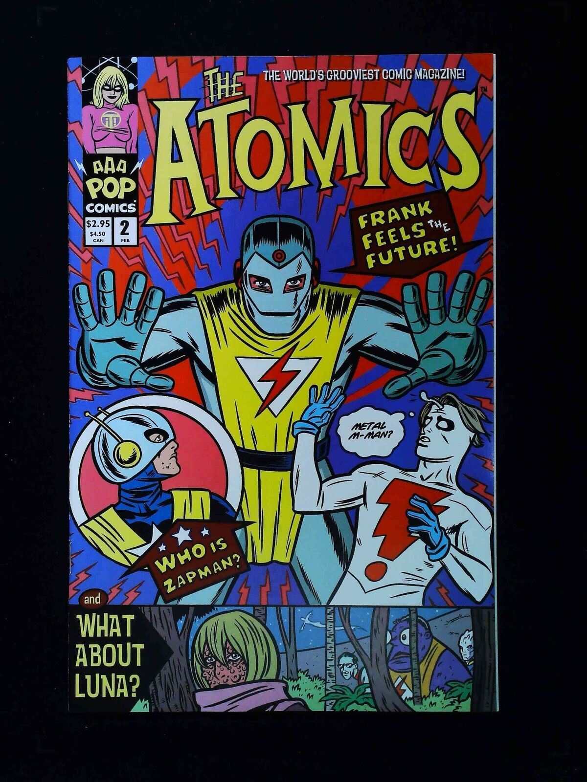 Atomics #2 Aaa Pop Comics 2000 Vf+