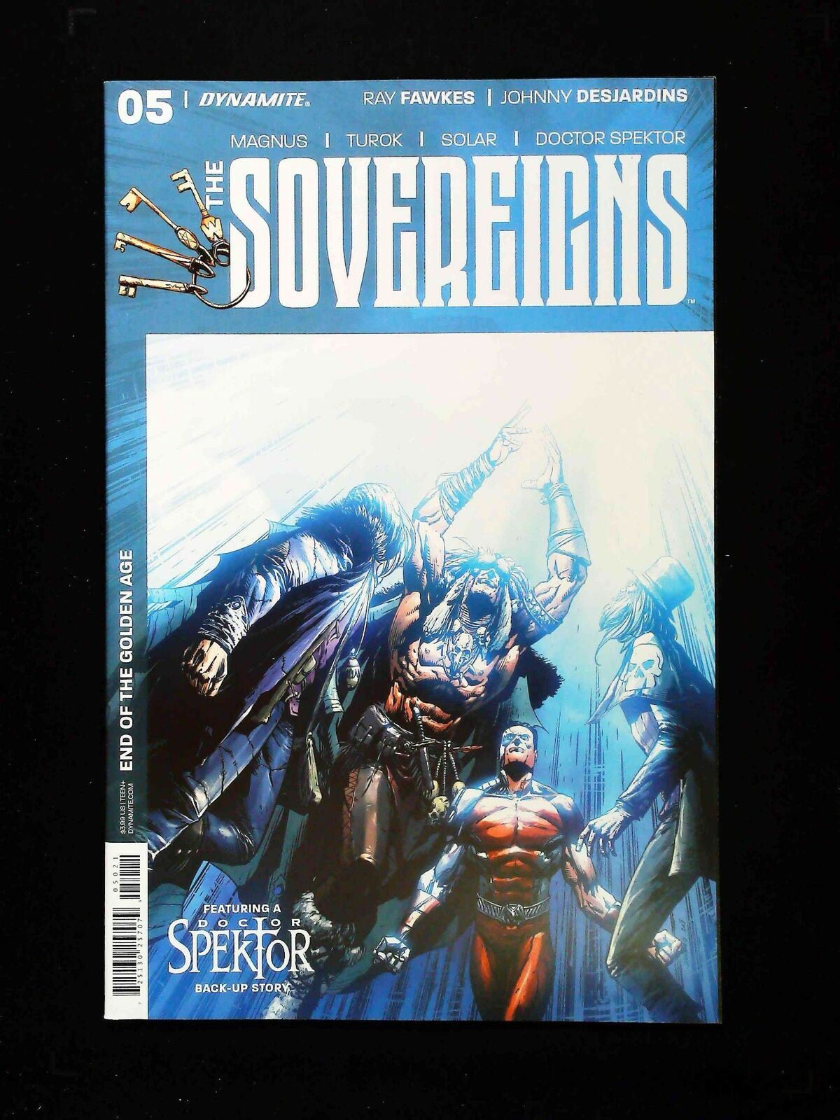 Sovereigns #5B Dynamite Comics 2017 Vf/Nm Desjardins Variant