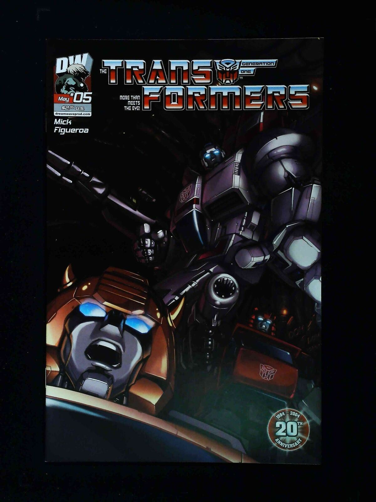 Transformers Generation 1 #5 Dreamwave Productions Comics 2004 Nm