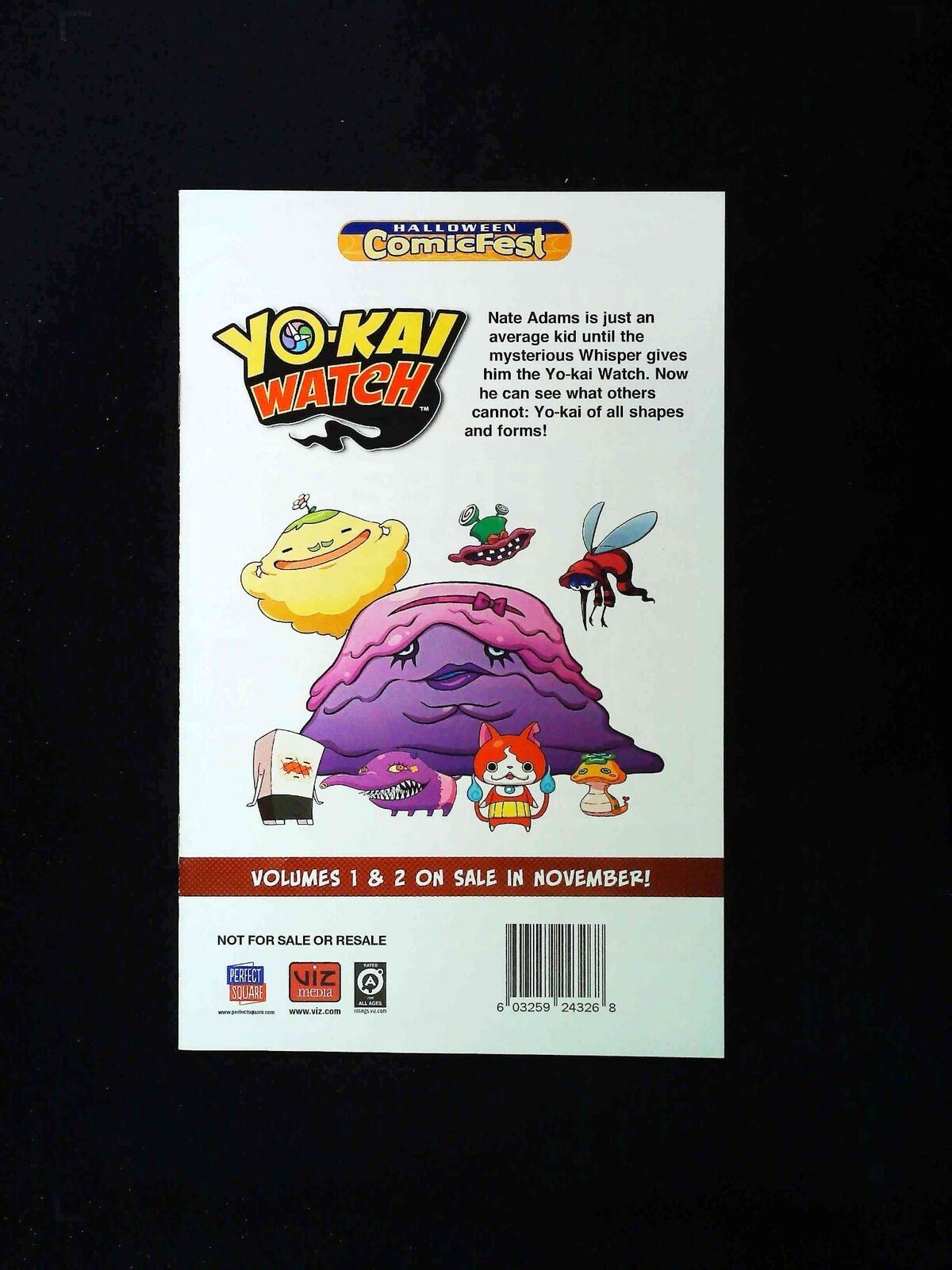 Yo-Kai Watch Halloween Comicfest #2015 Perfect Square Comics 2015 Vf+