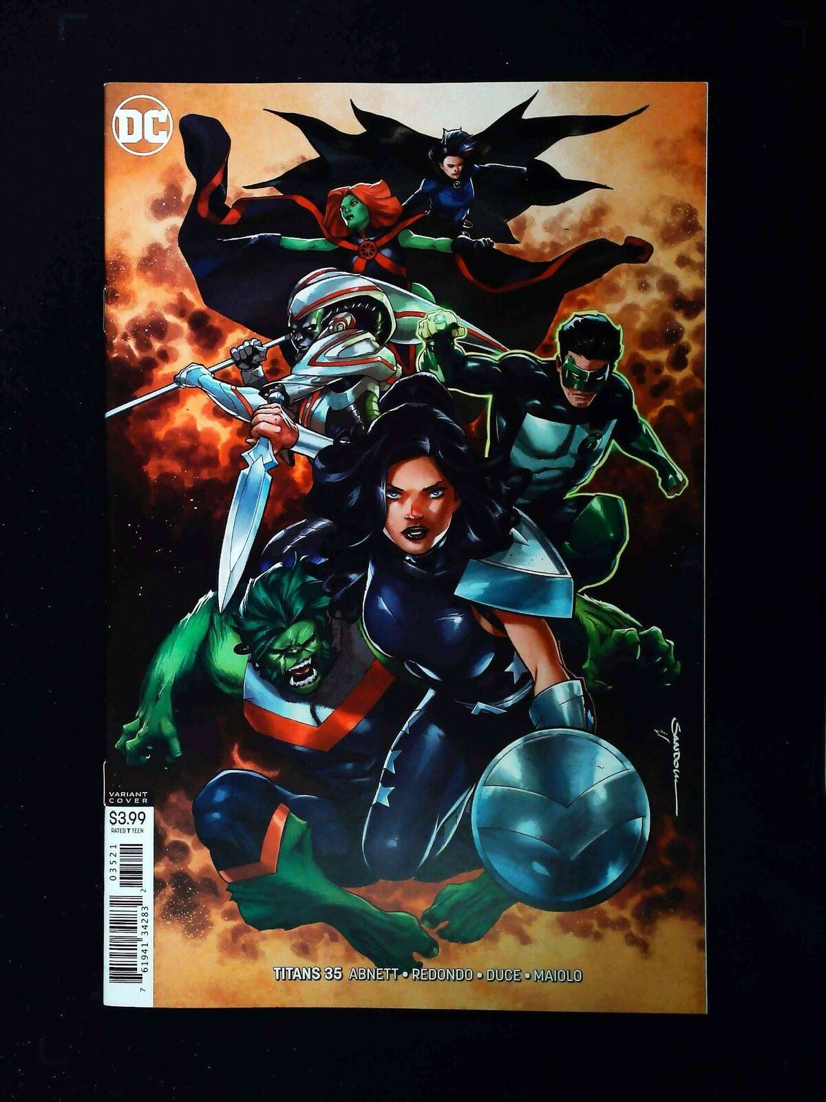 Titans #35B (3Rd Series) Dc Comics 2019 Nm Cover By Rafa Sandoval