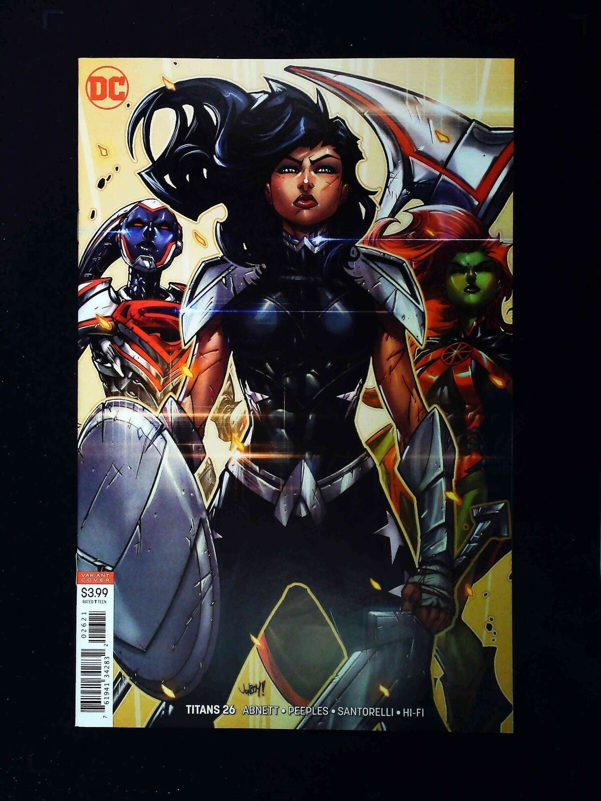 Titans #26B (3Rd Series) Dc Comics 2018 Nm- Cover By Jonboy Meyers