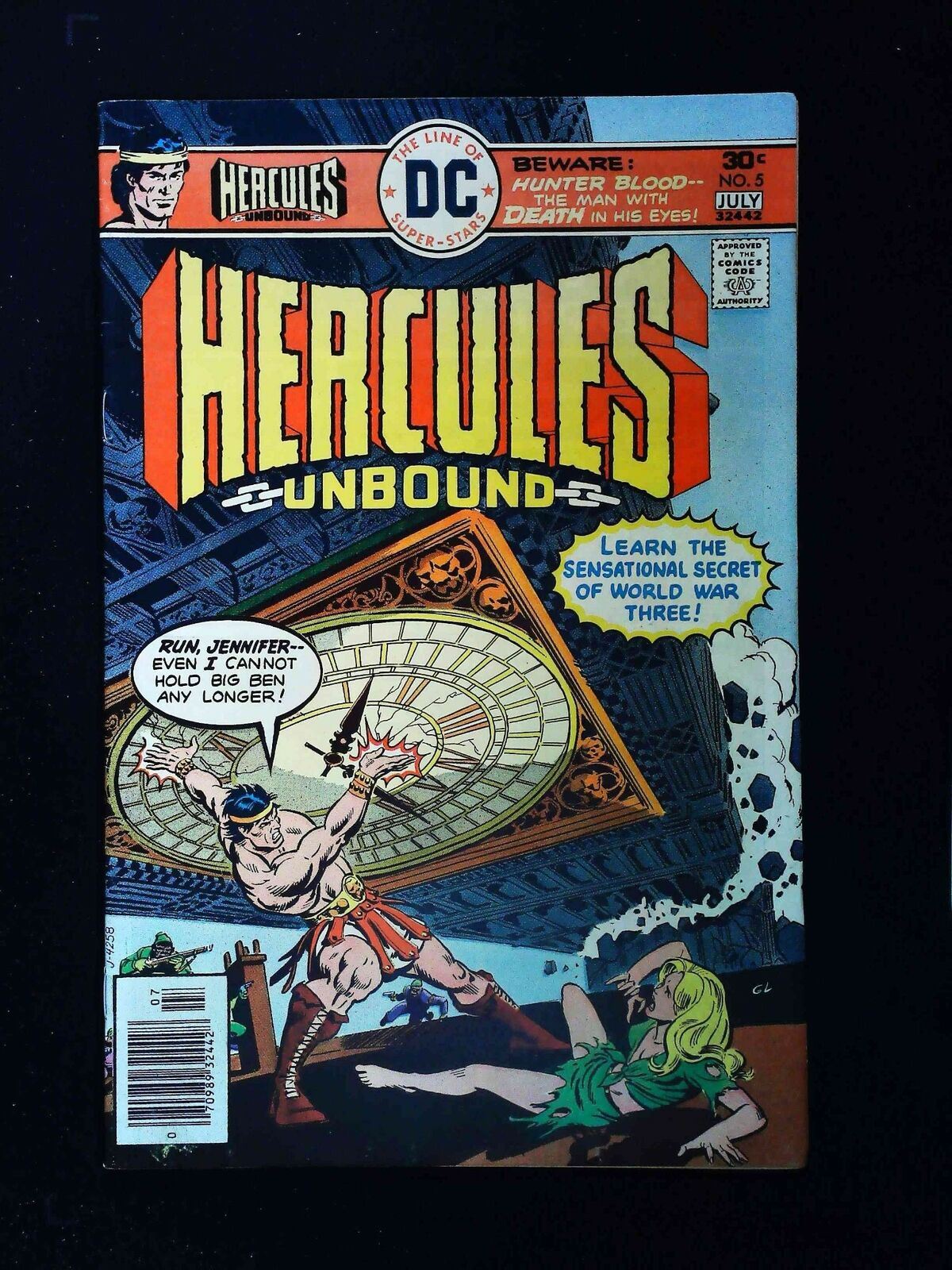 Hercules Unbound #5 Dc Comics 1976 Fn+ Newsstand