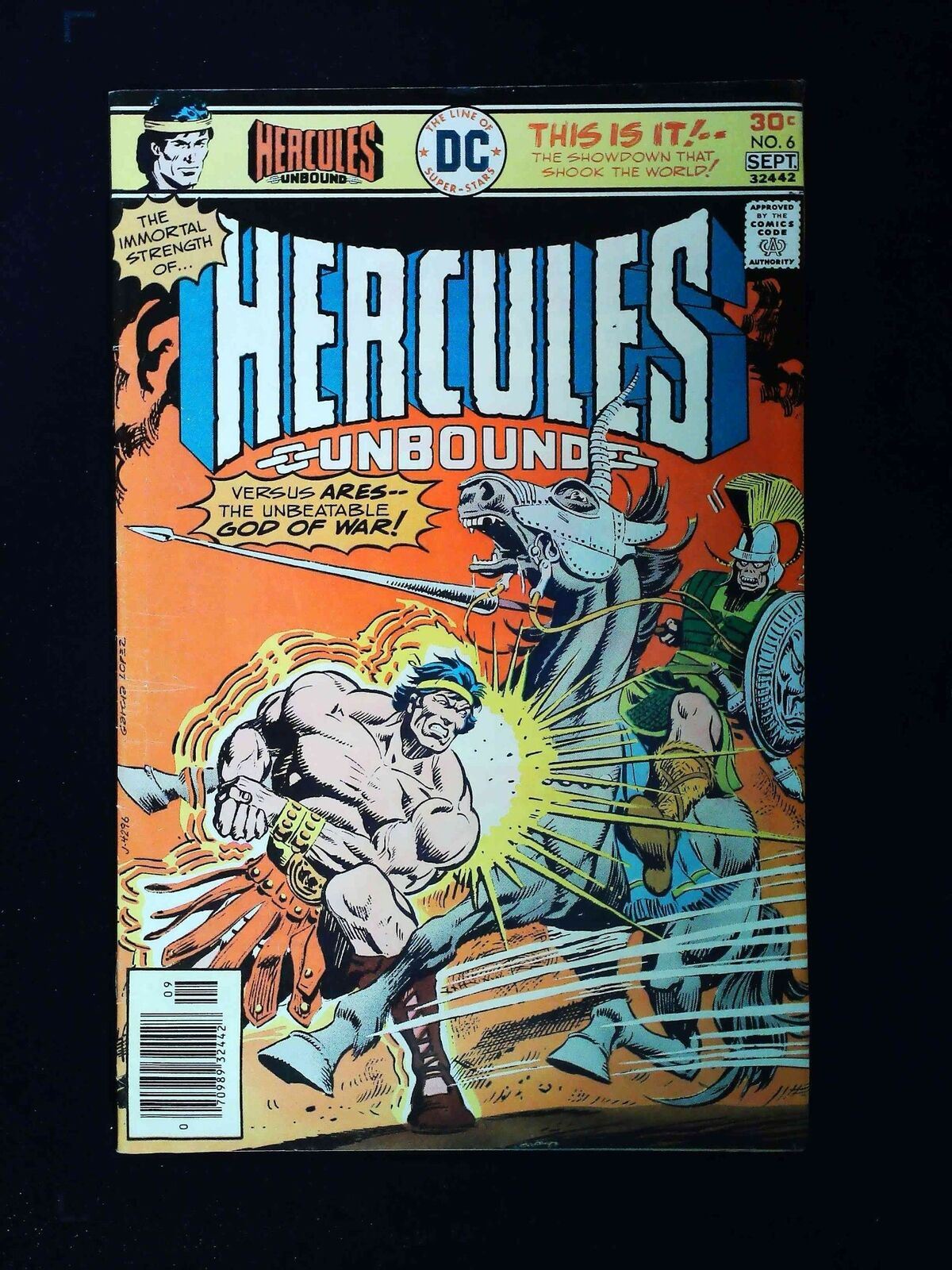 Hercules #6 Dc Comics 1976 Vf Newsstand