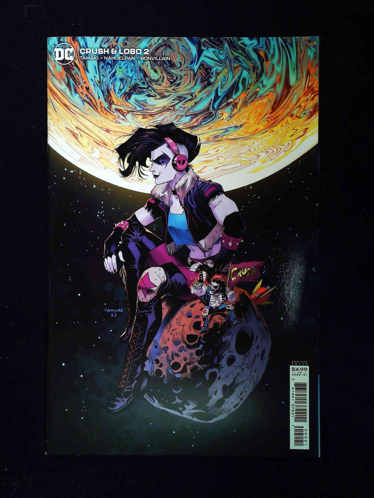 Crush And Lobo #2B Dc Comics 2021 Nm+ Mora Variant