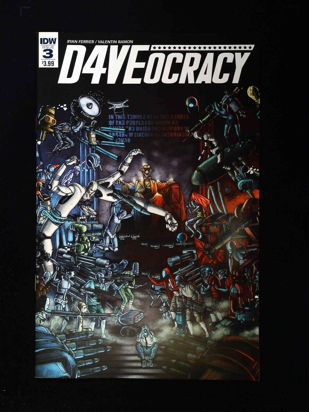 D4Veocracy #3 Idw Comics 2017 Nm
