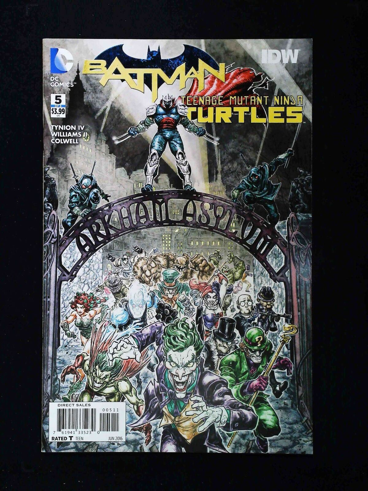 Batman Teenage Mutnat Ninja Turtles #5 Dc Comics 2016 Vf/Nm