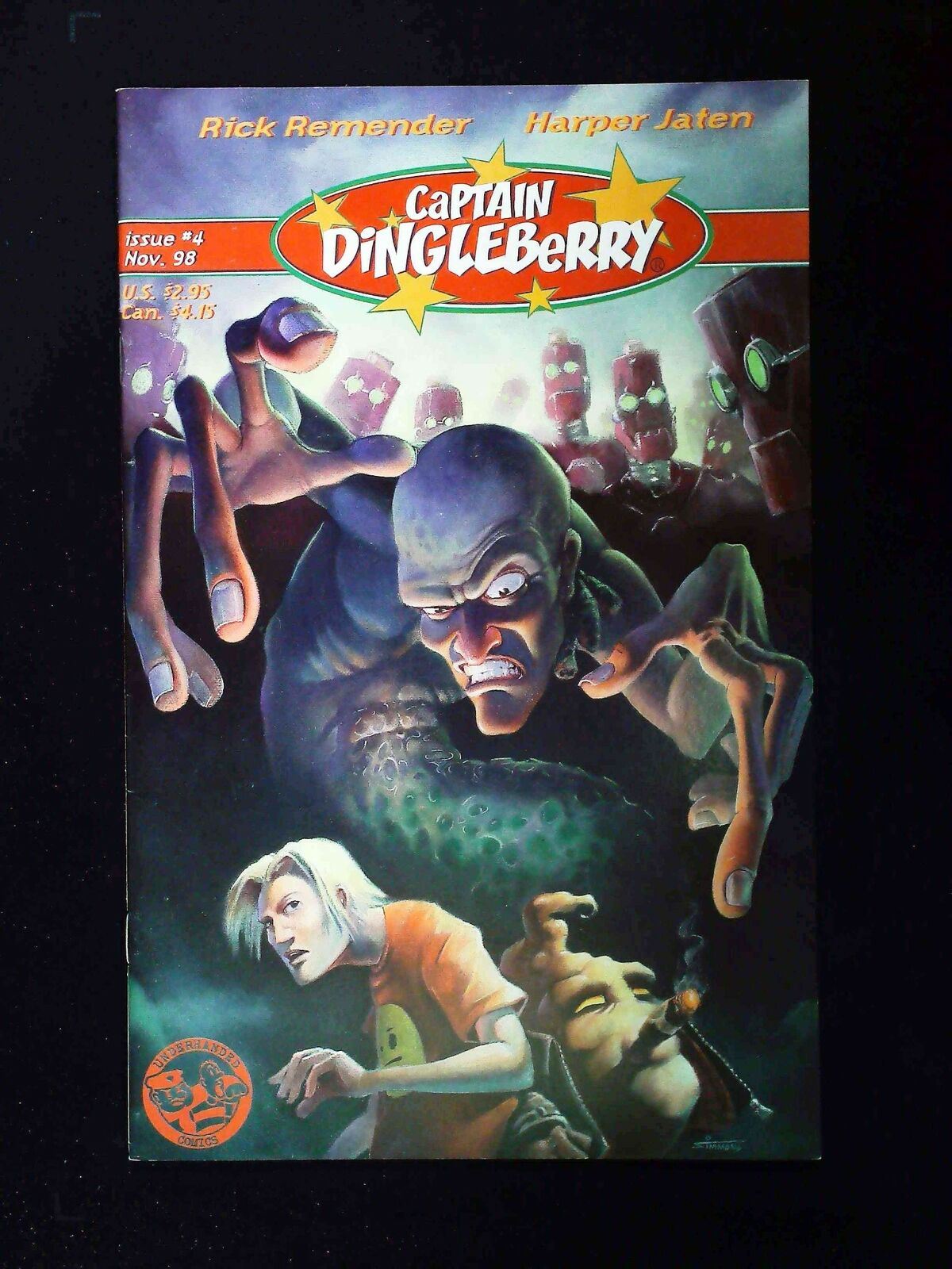 Captain Dingleberry #4 Underhanded Comics Comics 1998 Vf+