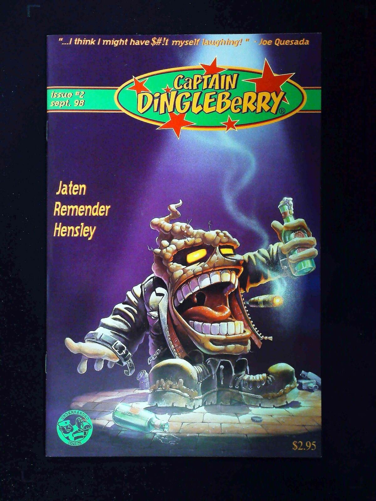 Captain Dingleberry #2 Underhanded Comics Comics 1998 Vf/Nm