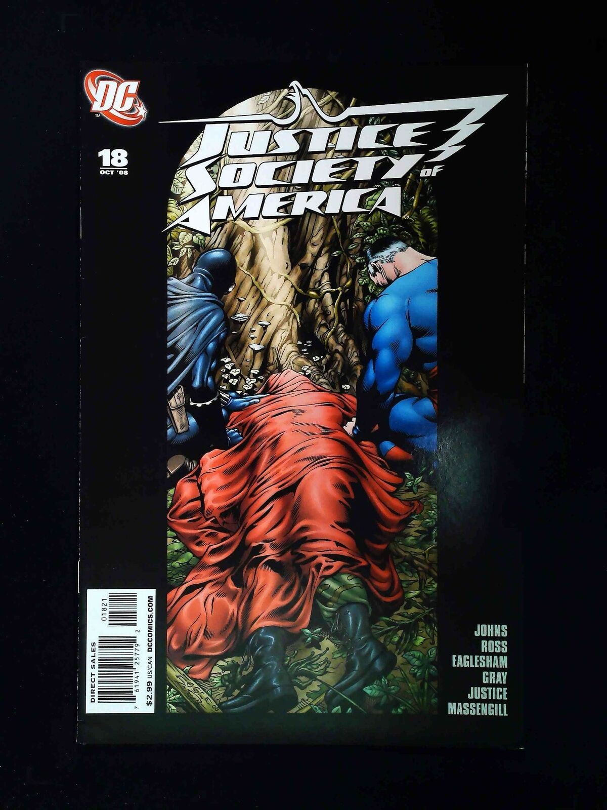 Jusrice Society Of America #18B Dc Comics 2008 Vf+ Variant Cover