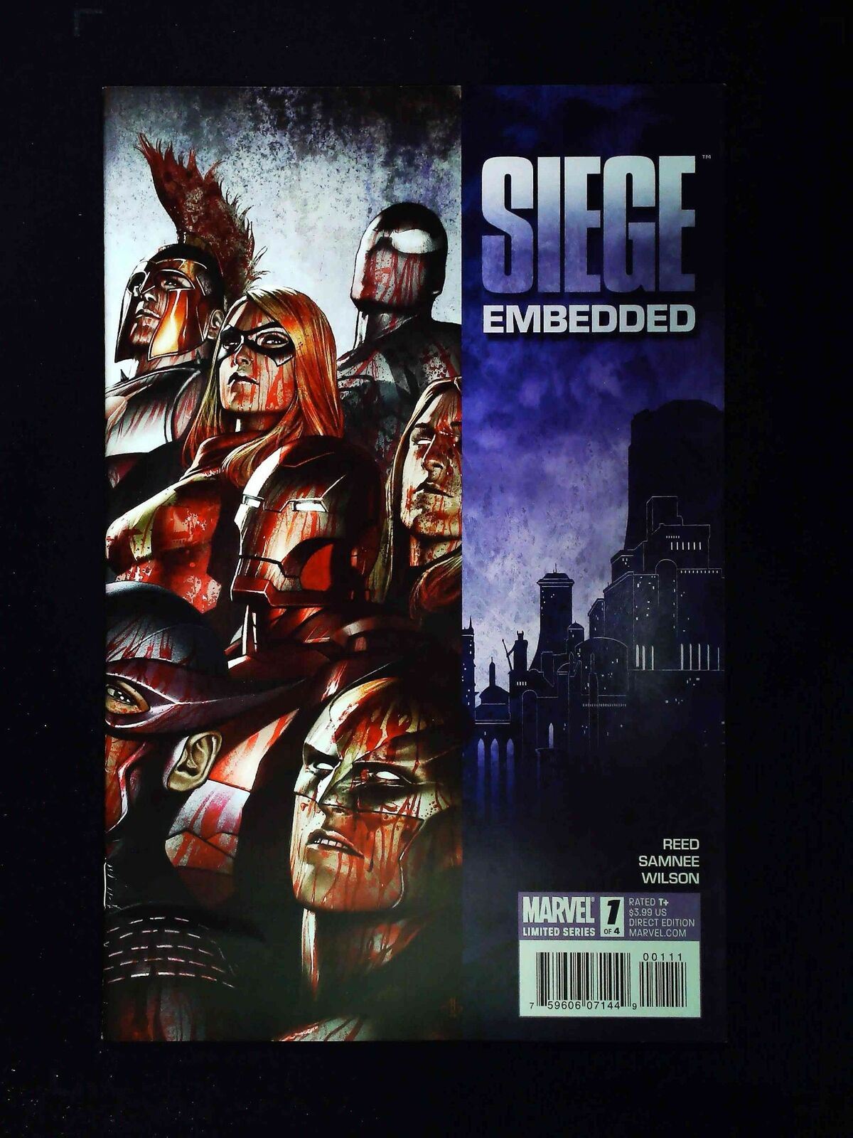 Siege Embedded #1 Dynamite Comics 2010 Vf+