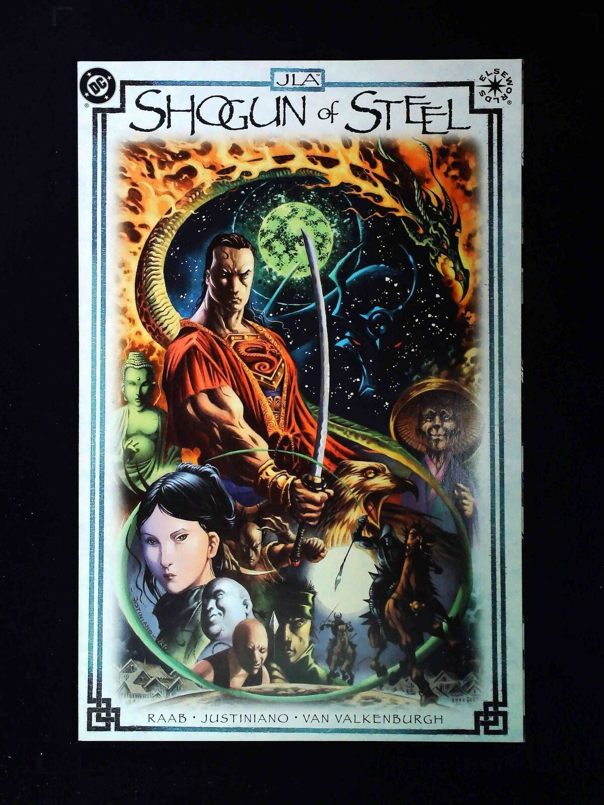 Jla Shogun Of Steel Gn Elseworlds #1-1St Dc Comics 2002 Nm+